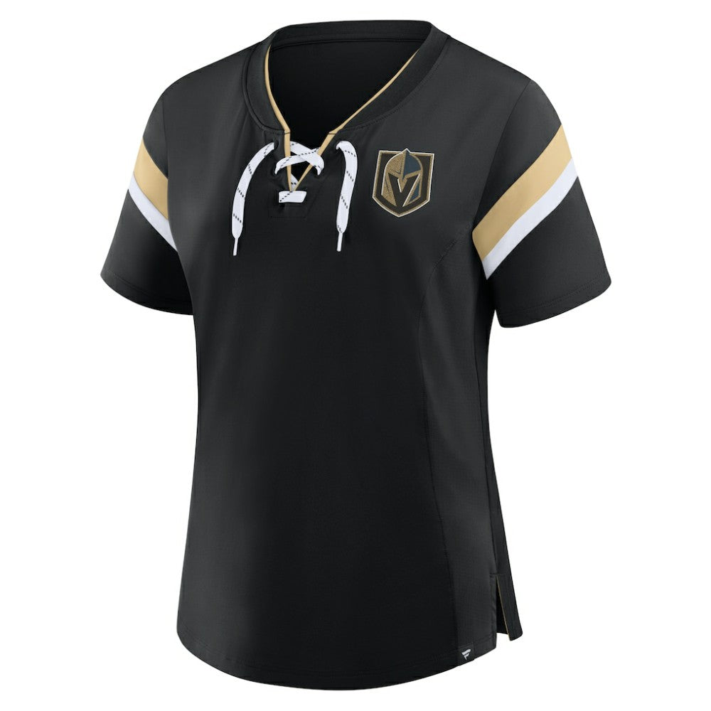 Vegas Golden Knights Fanatics Women's Offside Athena T-Shirt - Black T-shirts