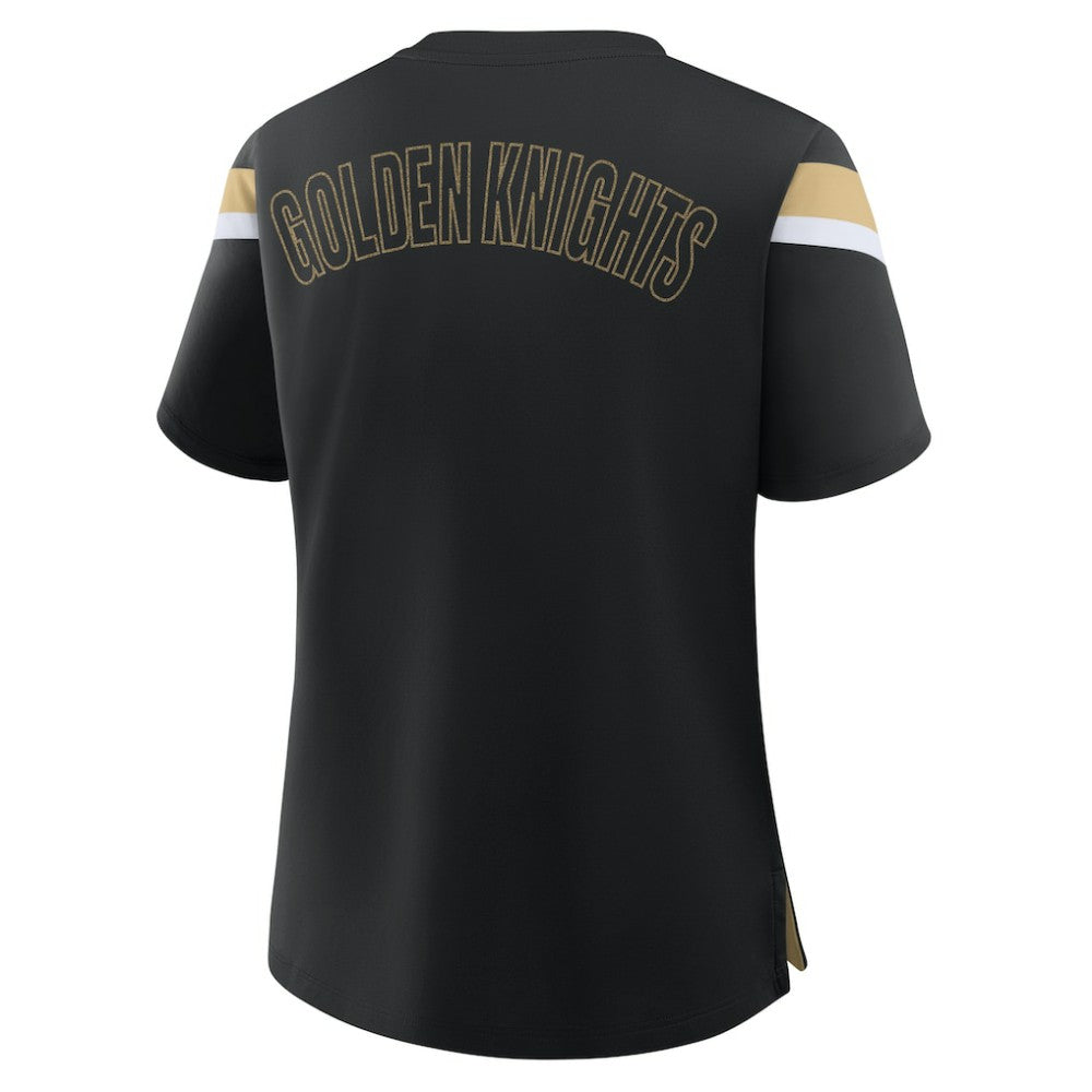 Vegas Golden Knights Fanatics Women's Offside Athena T-Shirt - Black T-shirts