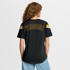 Pittsburgh Penguins Fanatics Women's Offside Athena T-Shirt - Black T-shirts