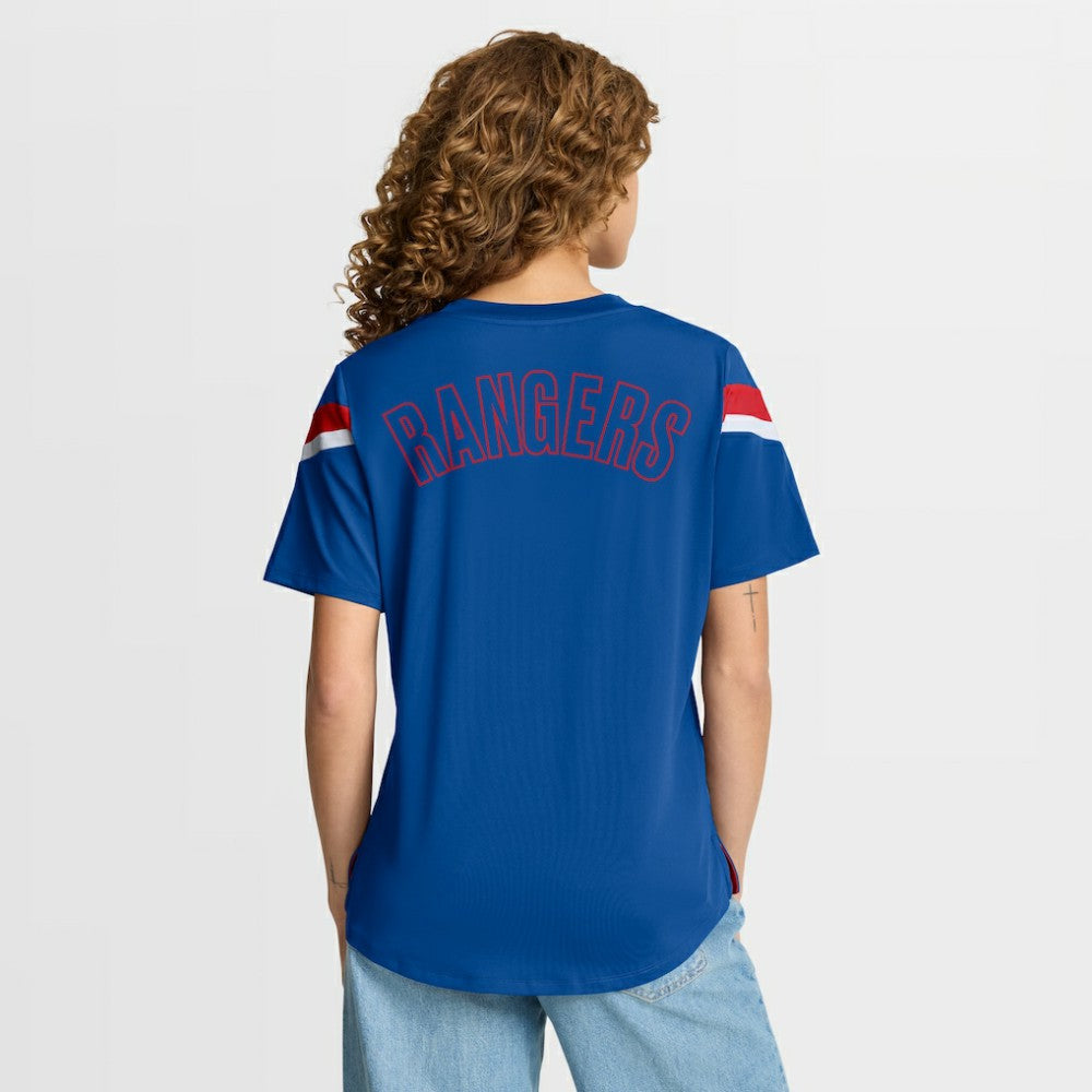 New York Rangers Fanatics Women's Offside Athena T-Shirt - Blue T-shirts