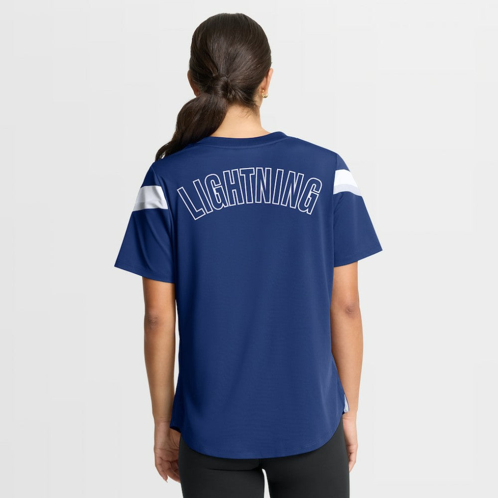 Tampa Bay Lightning Fanatics Women's Offside Athena T-Shirt - Blue T-shirts