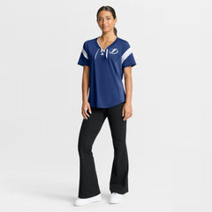 Tampa Bay Lightning Fanatics Women's Offside Athena T-Shirt - Blue T-shirts