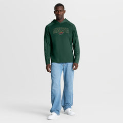 Minnesota Wild Fanatics Penalty Shot Long Sleeve Hoodie T-Shirt - Green T-shirts
