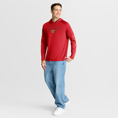 Chicago Blackhawks Fanatics Penalty Shot Long Sleeve Hoodie T-Shirt - Red T-shirts