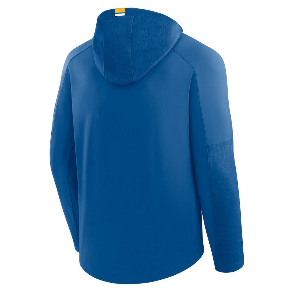 St. Louis Blues Fanatics Penalty Shot Long Sleeve Hoodie T-Shirt - Blue T-shirts