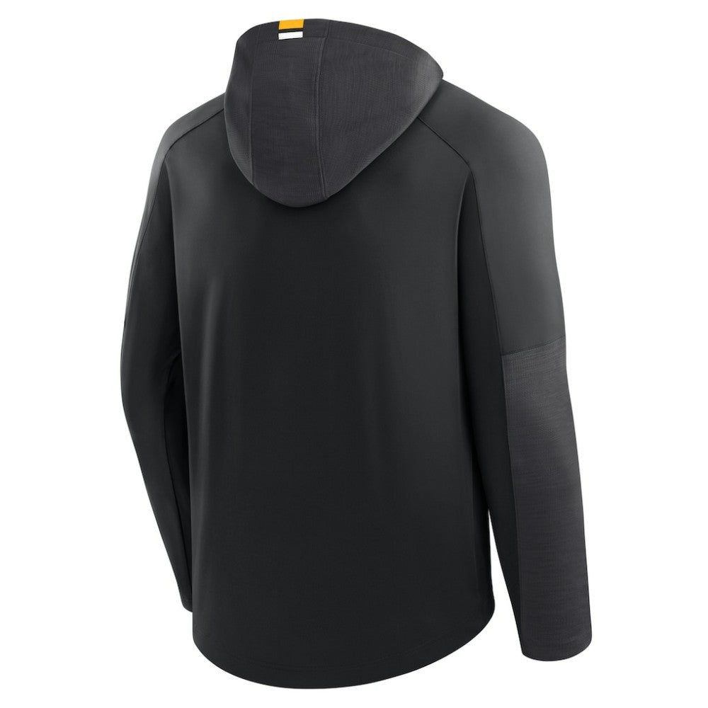 Pittsburgh Penguins Fanatics Penalty Shot Long Sleeve Hoodie T-Shirt - Black T-shirts