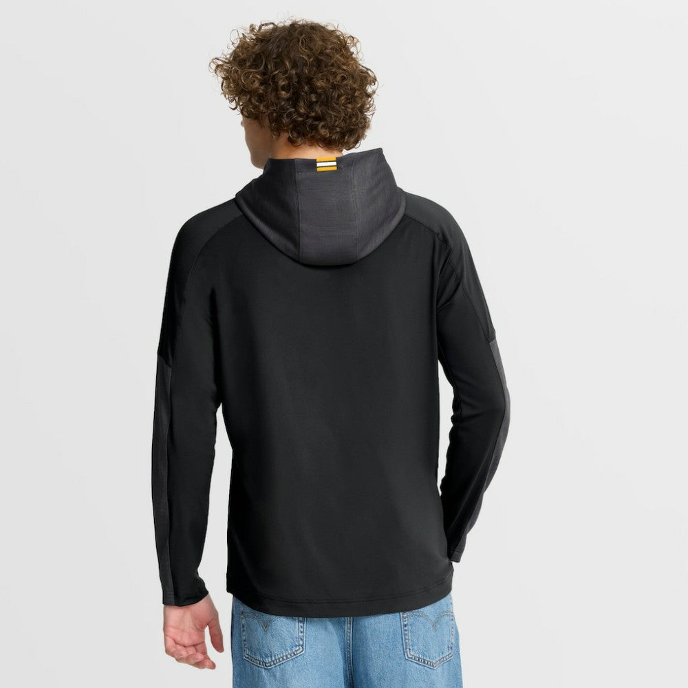 Boston Bruins Fanatics Penalty Shot Long Sleeve Hoodie T-Shirt - Black T-shirts