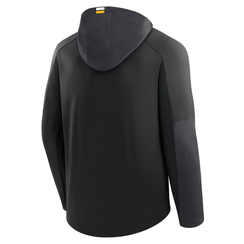 Boston Bruins Fanatics Penalty Shot Long Sleeve Hoodie T-Shirt - Black T-shirts