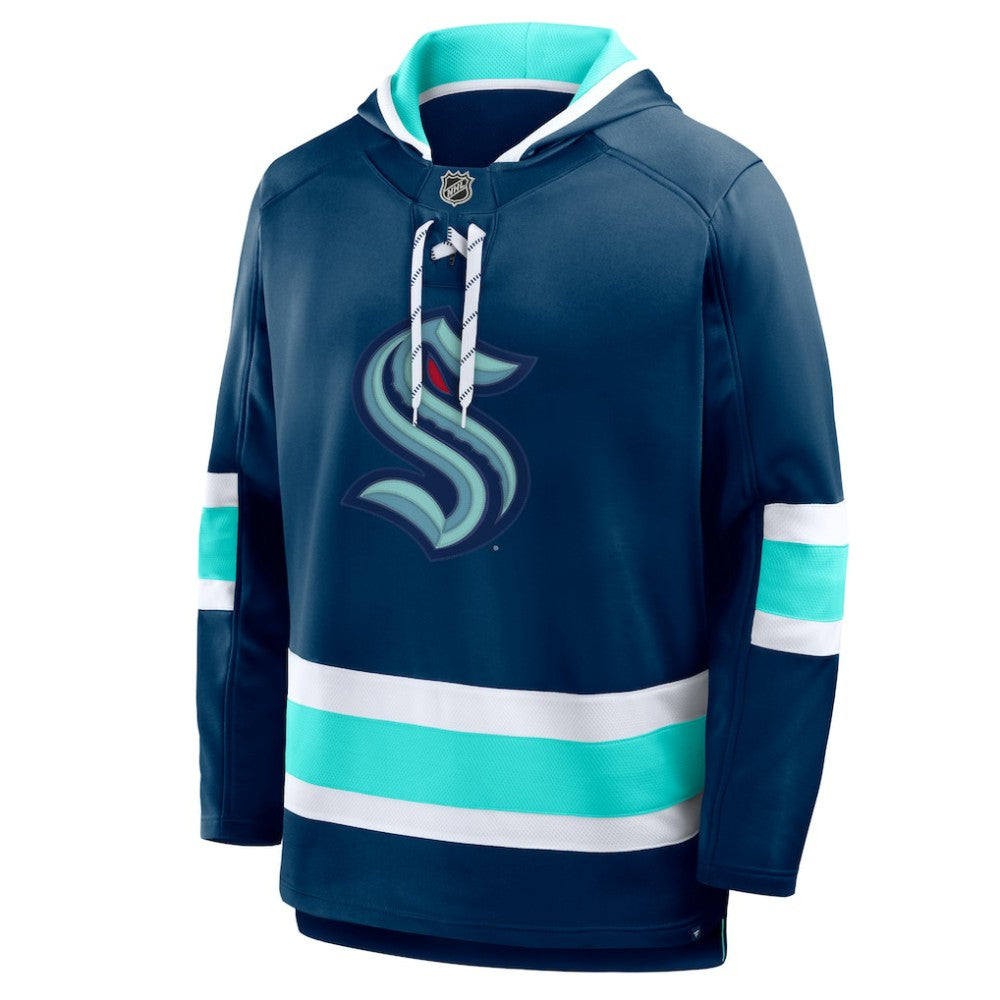 Seattle Kraken Fanatics Prime Time Fleece Hoodie - Deep Sea Blue Hoodies