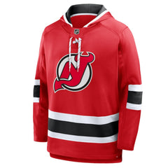 New Jersey Devils Fanatics Prime Time Fleece Hoodie - Red Jerseys