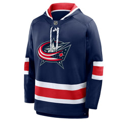 Columbus Blue Jackets Fanatics Prime Time Fleece Hoodie - Navy Hoodies