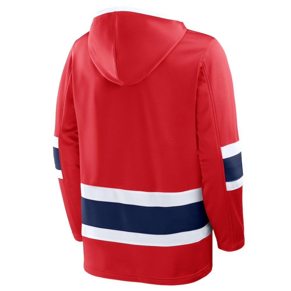 Washington Capitals Fanatics Prime Time Fleece Hoodie - Red Hoodies
