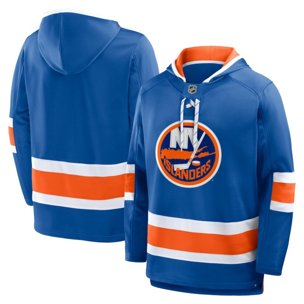 New York Islanders Fanatics Prime Time Fleece Hoodie - Royal Hoodies