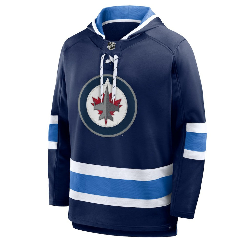 Winnipeg Jets Fanatics Prime Time Fleece Hoodie - Navy Hoodies