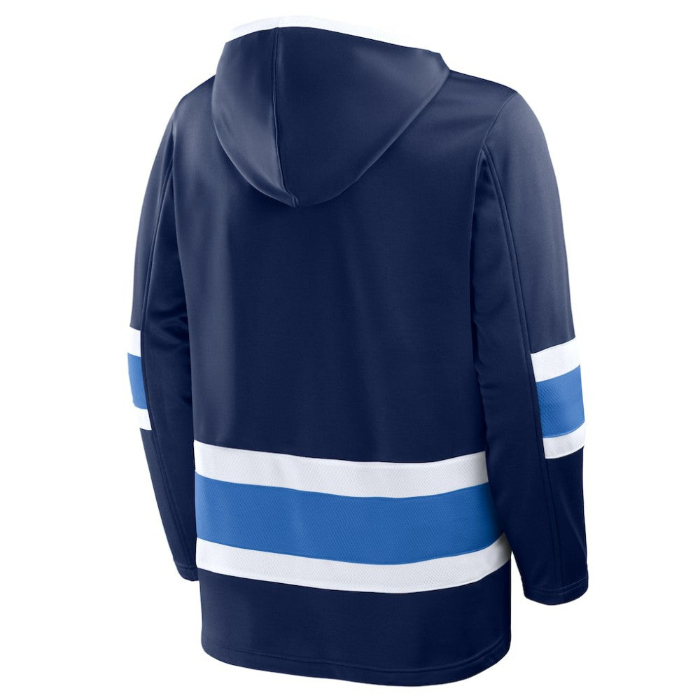 Winnipeg Jets Fanatics Prime Time Fleece Hoodie - Navy Hoodies
