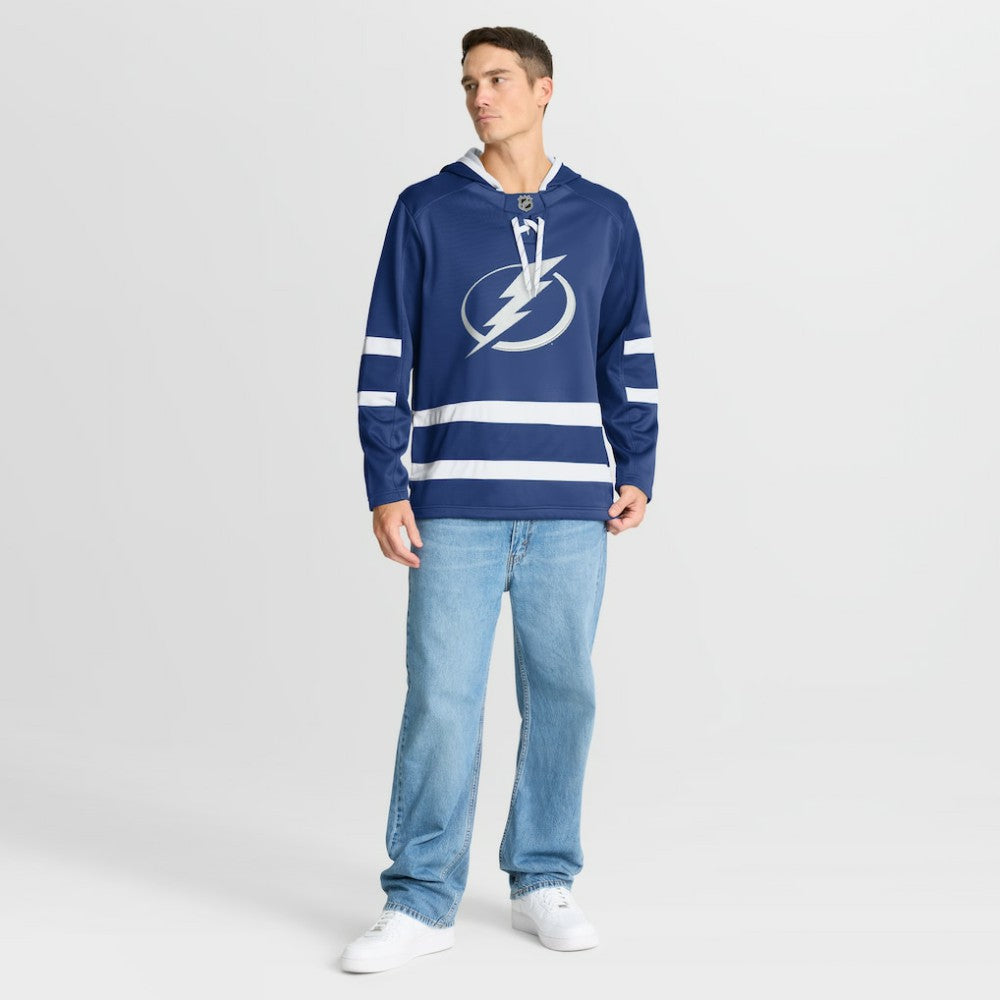 Tampa Bay Lightning Fanatics Prime Time Fleece Hoodie - Blue Hoodies