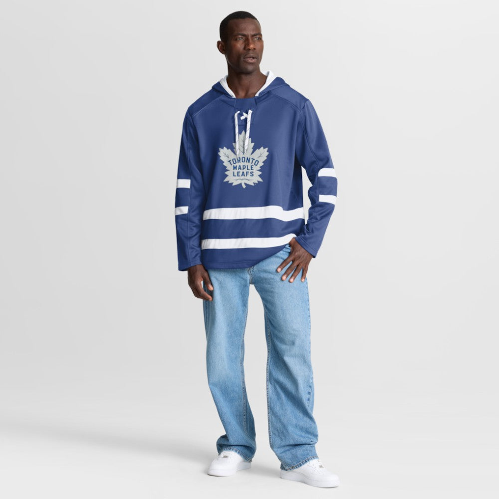 Toronto Maple Leafs Fanatics Prime Time Fleece Hoodie - Blue Hoodies