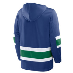 Vancouver Canucks Fanatics Prime Time Fleece Hoodie - Blue Hoodies