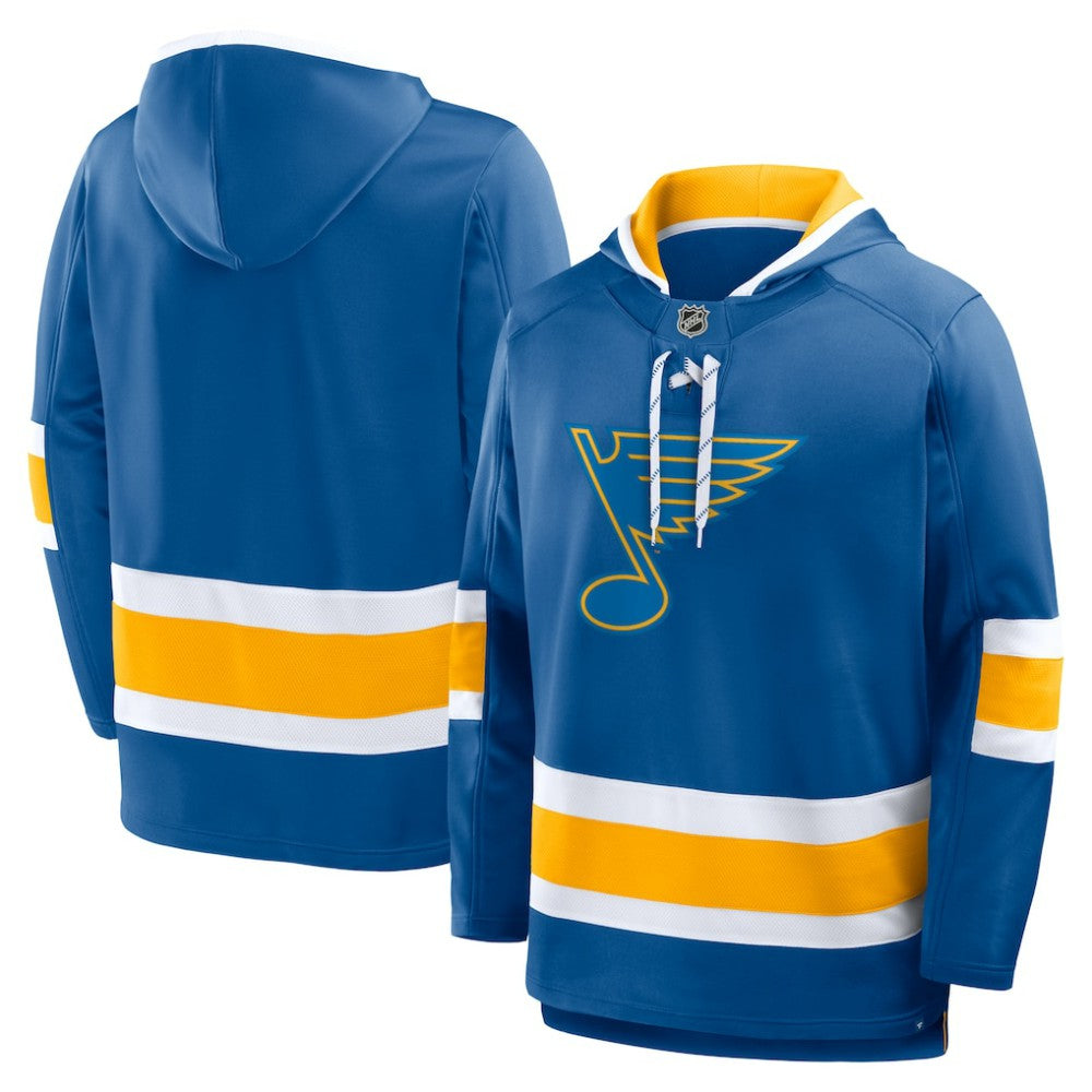 St. Louis Blues Fanatics Prime Time Fleece Hoodie - Blue Hoodies