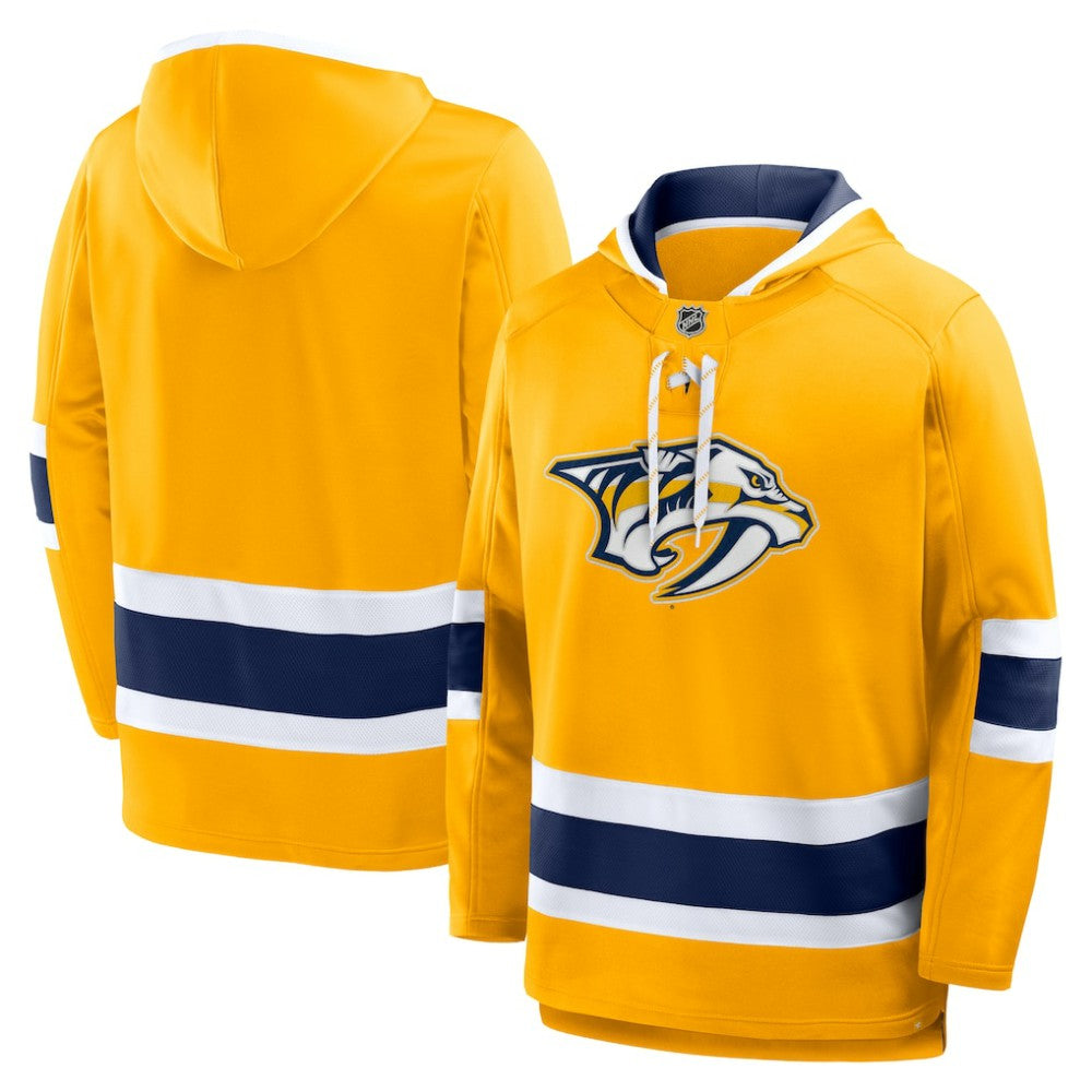 Nashville Predators Fanatics Prime Time Fleece Hoodie - Gold Hoodies