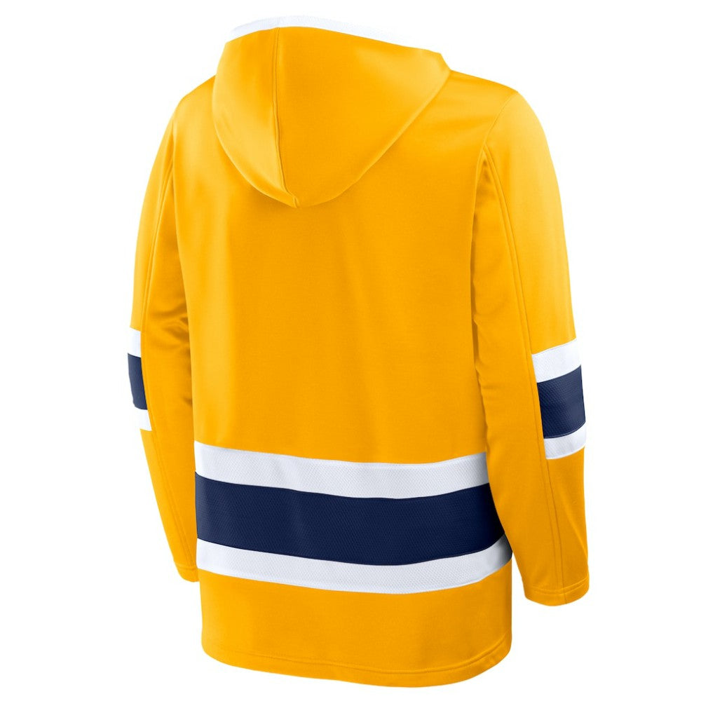 Nashville Predators Fanatics Prime Time Fleece Hoodie - Gold Hoodies