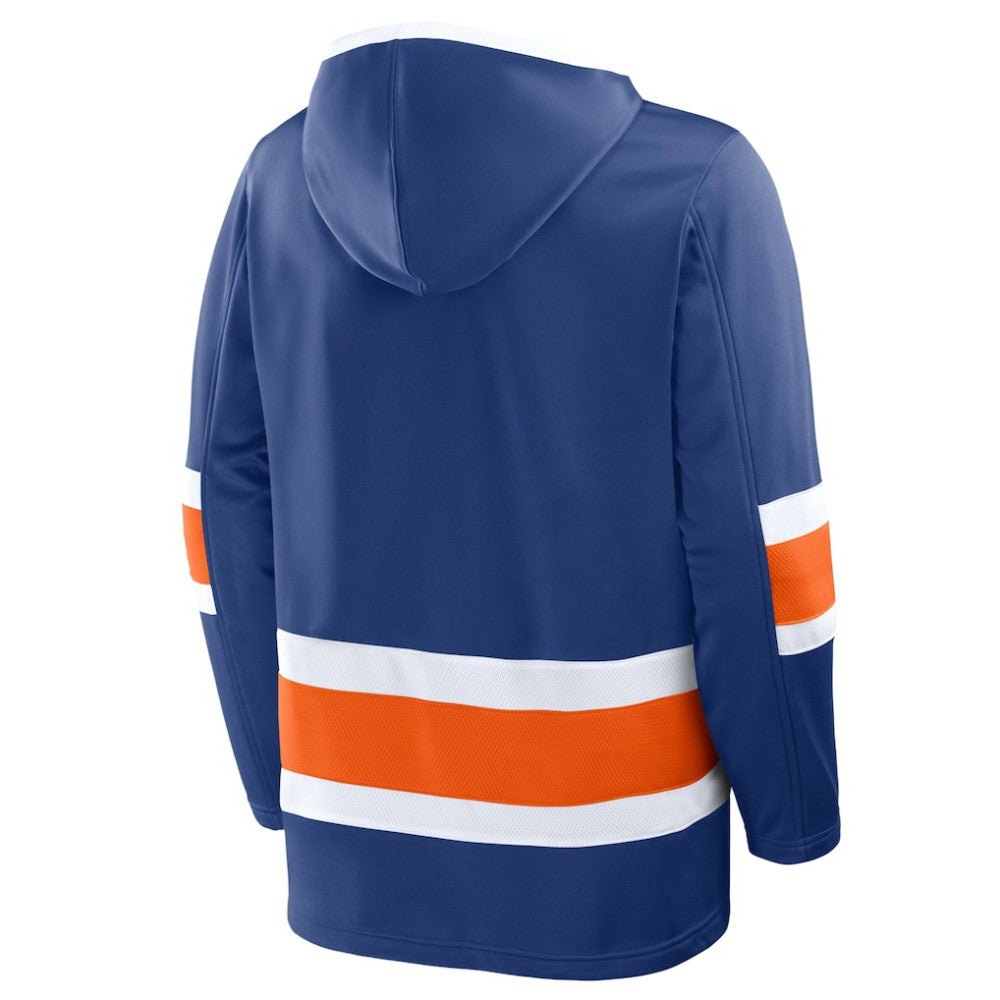 Edmonton Oilers Fanatics Prime Time Fleece Hoodie - Royal Hoodies