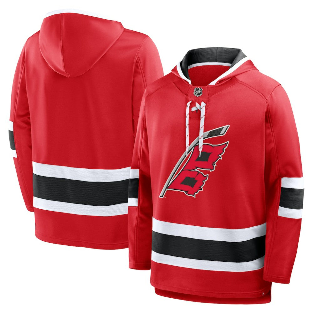 Carolina Hurricanes Fanatics Prime Time Fleece Hoodie - Red Hoodies