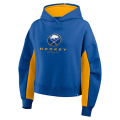 Buffalo Sabres Fanatics Women's Back Check Boxy Hoodie - Royal Hoodies