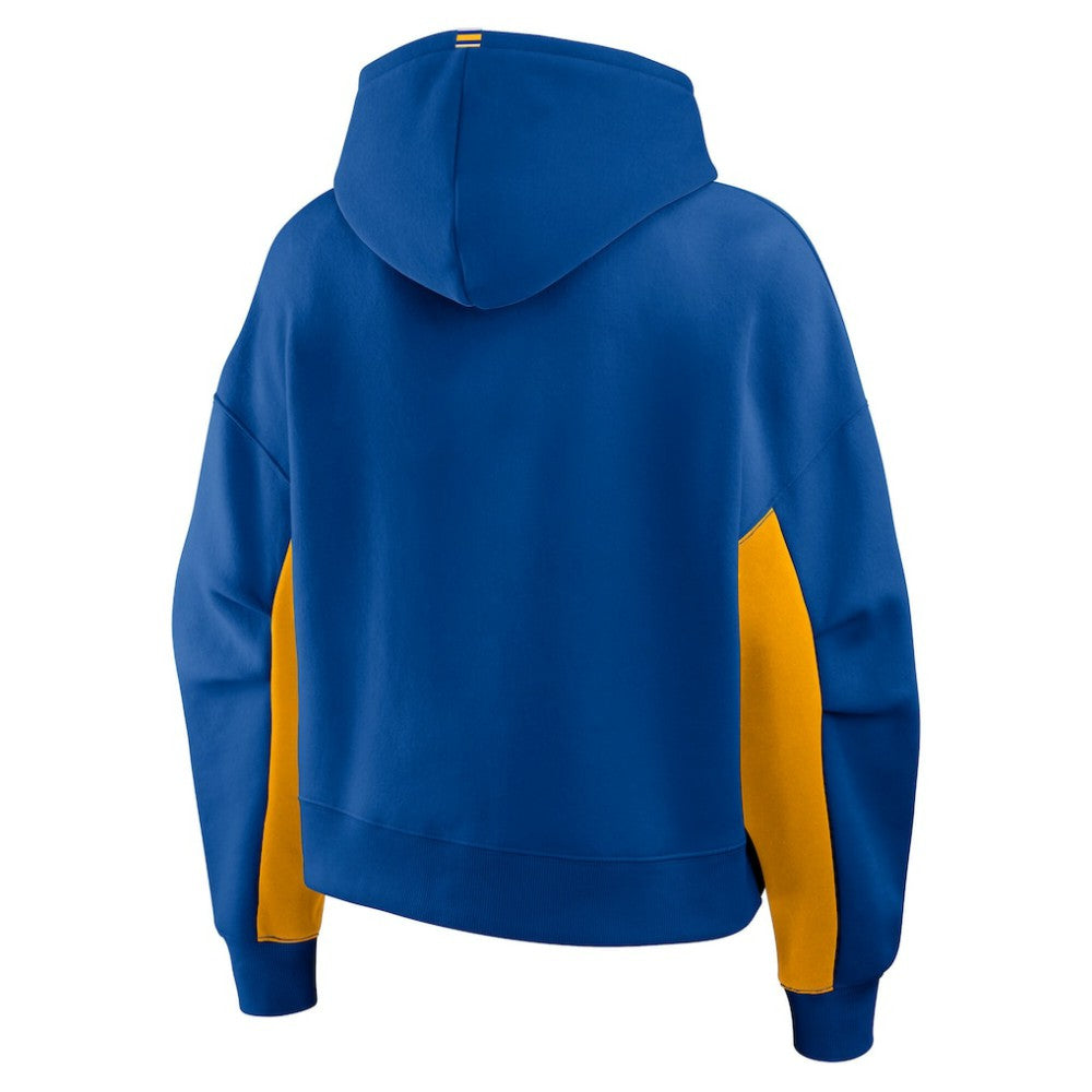 Buffalo Sabres Fanatics Women's Back Check Boxy Hoodie - Royal Hoodies