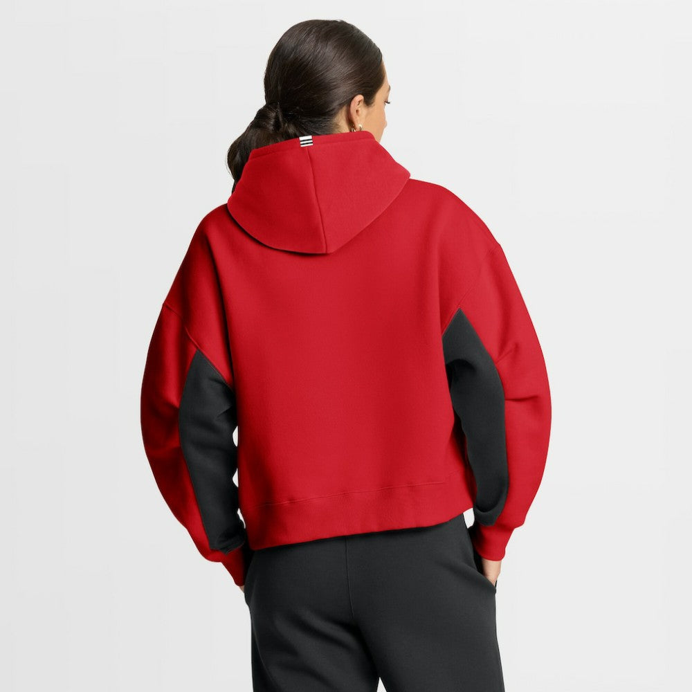 Chicago Blackhawks Fanatics Women's Back Check Boxy Hoodie - Red Hoodies