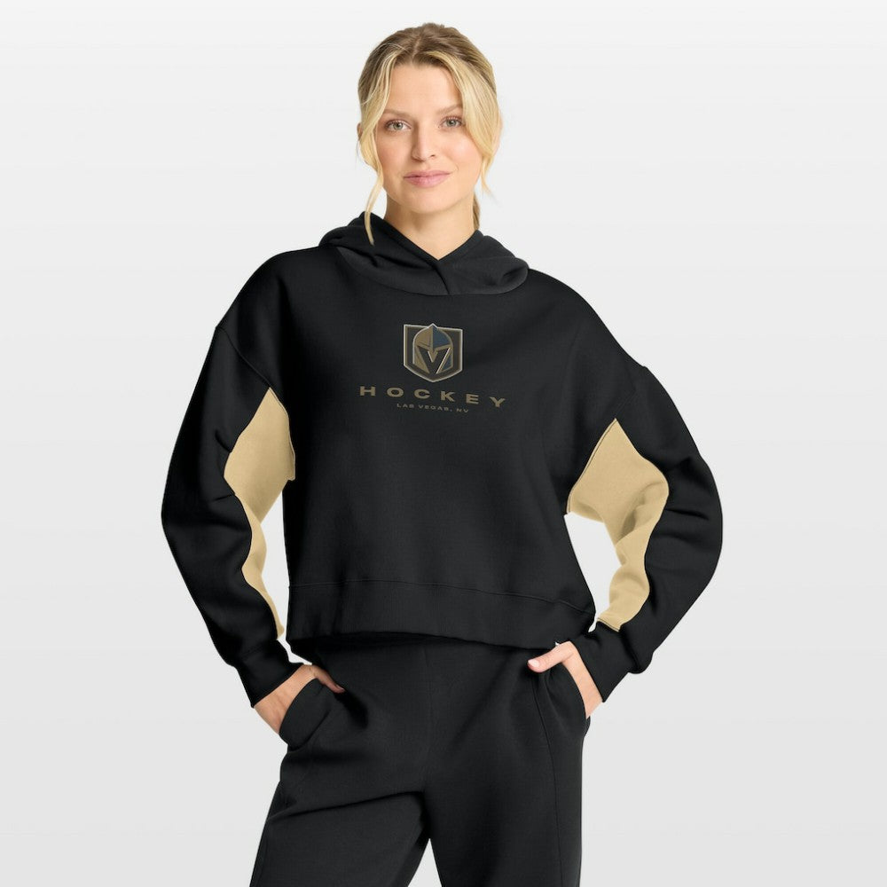 Vegas Golden Knights Fanatics Women's Back Check Boxy Hoodie - Black Hoodies