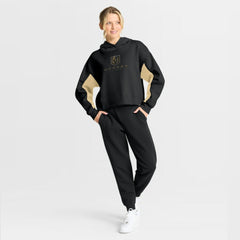 Vegas Golden Knights Fanatics Women's Back Check Boxy Hoodie - Black Hoodies