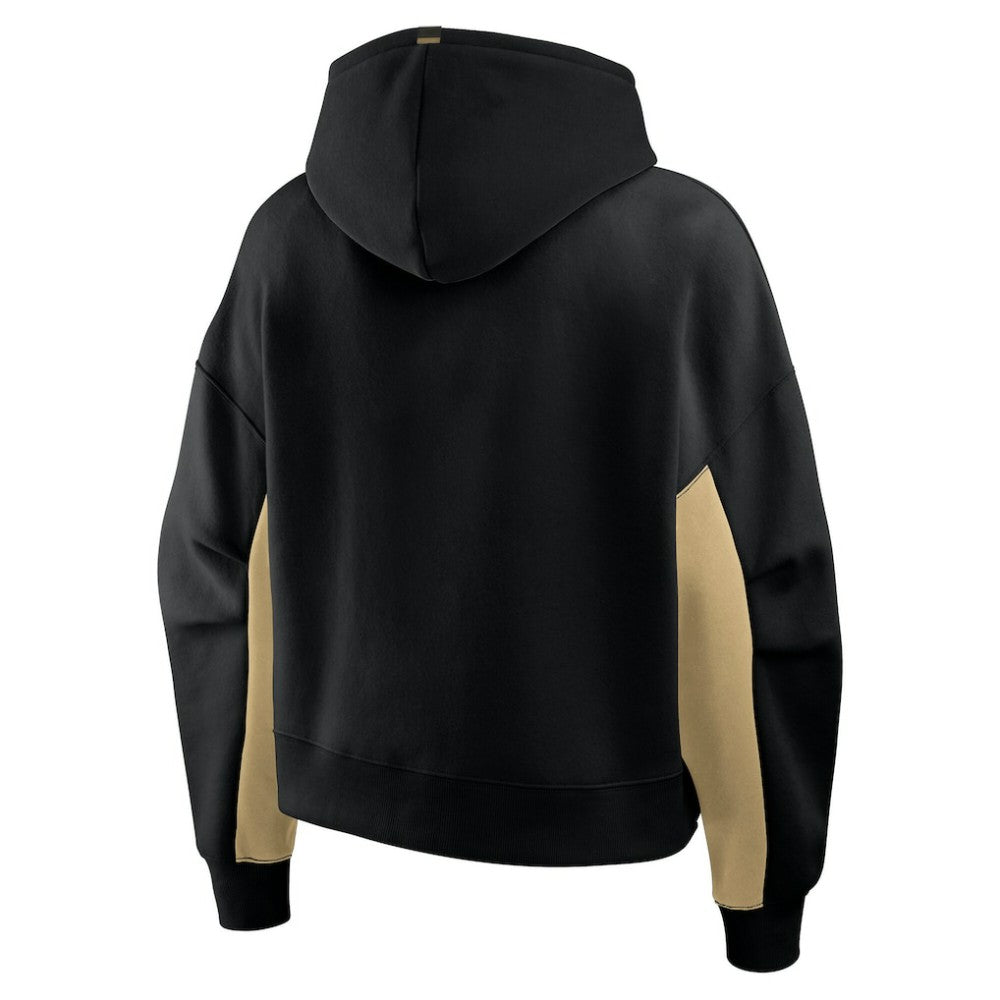 Vegas Golden Knights Fanatics Women's Back Check Boxy Hoodie - Black Hoodies