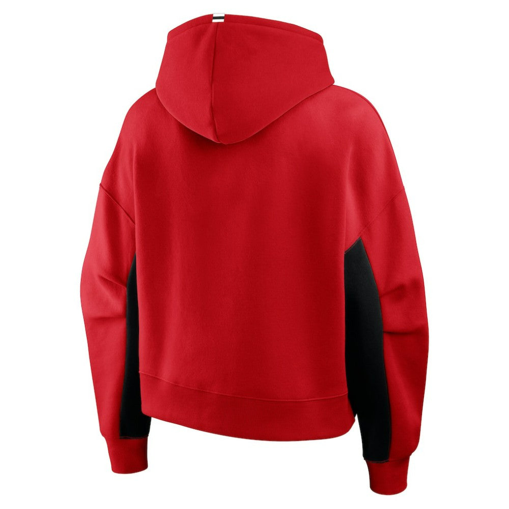 New Jersey Devils Fanatics Women's Back Check Boxy Hoodie - Red Jerseys