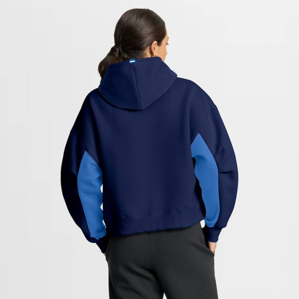 Winnipeg Jets Fanatics Women's Back Check Boxy Hoodie - Navy Hoodies