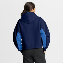 Winnipeg Jets Fanatics Women's Back Check Boxy Hoodie - Navy Hoodies