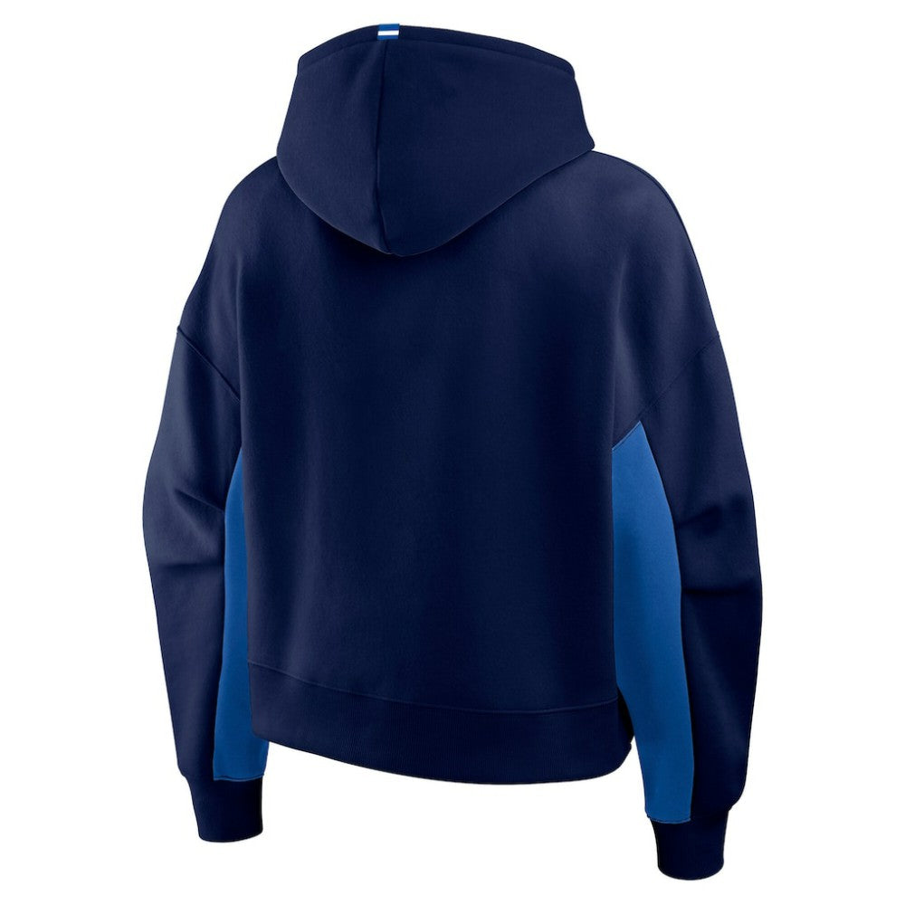 Winnipeg Jets Fanatics Women's Back Check Boxy Hoodie - Navy Hoodies