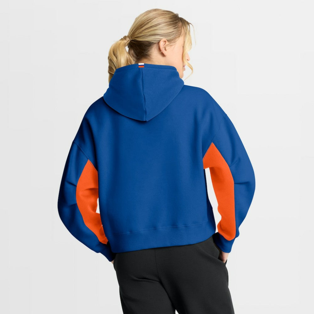 New York Islanders Fanatics Women's Back Check Boxy Hoodie - Royal Hoodies
