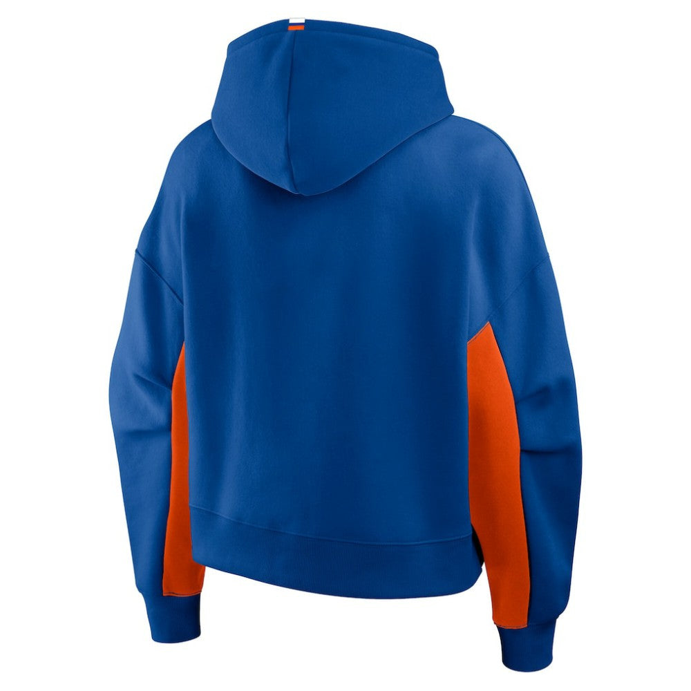 New York Islanders Fanatics Women's Back Check Boxy Hoodie - Royal Hoodies