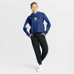 Toronto Maple Leafs Fanatics Women's Back Check Boxy Hoodie - Blue Hoodies