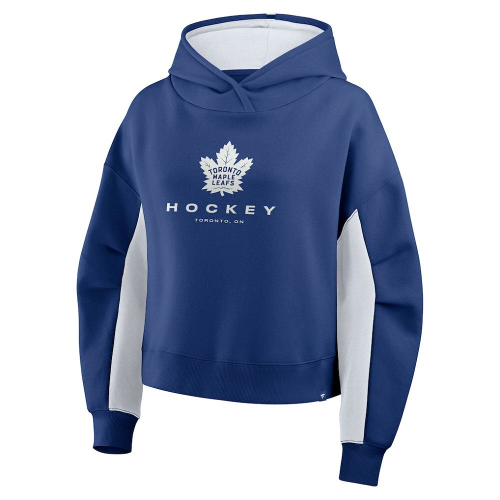 Toronto Maple Leafs Fanatics Women's Back Check Boxy Hoodie - Blue Hoodies