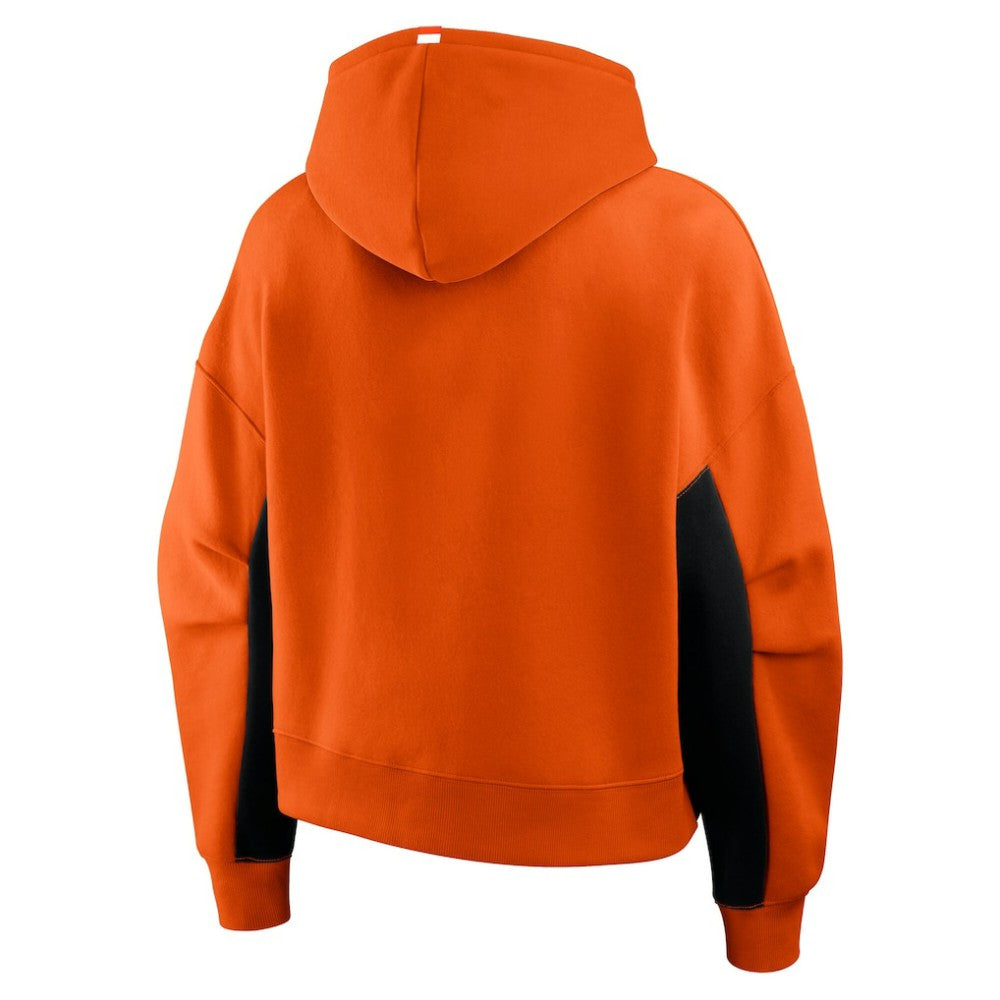 Philadelphia Flyers Fanatics Women's Back Check Boxy Hoodie - Orange Hoodies