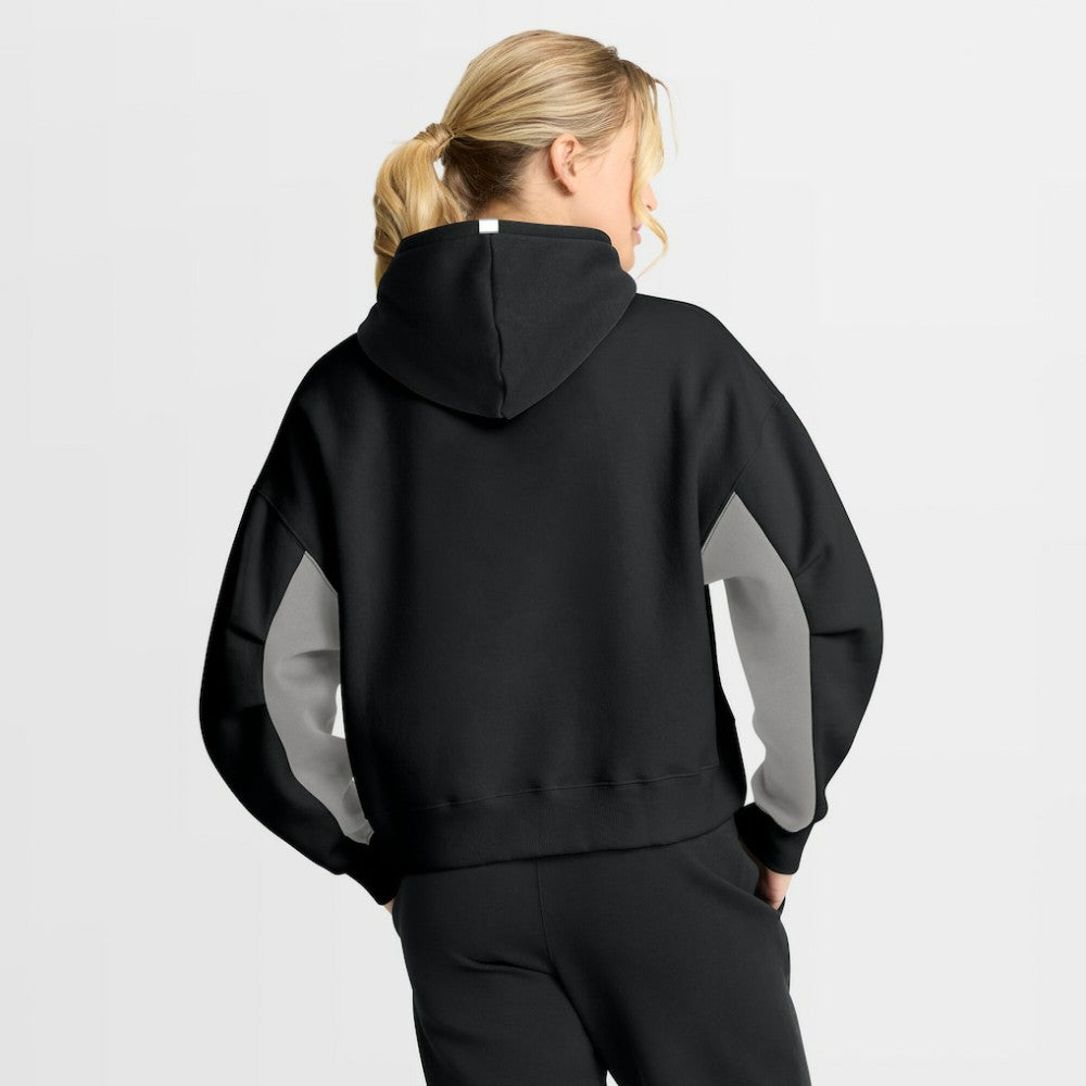 Los Angeles Kings Fanatics Women's Back Check Boxy Hoodie - Black Hoodies
