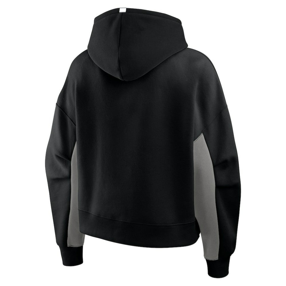Los Angeles Kings Fanatics Women's Back Check Boxy Hoodie - Black Hoodies