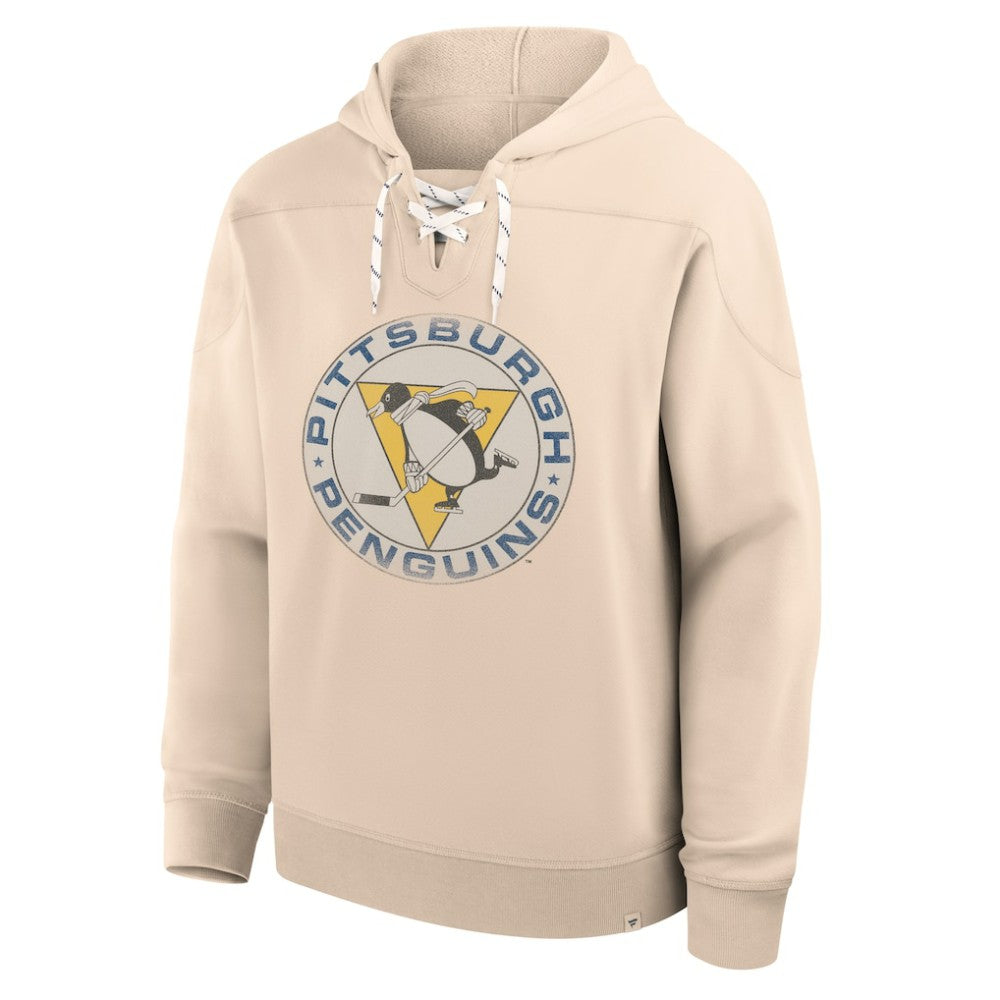 Pittsburgh Penguins Fanatics Vintage Hoodie - Cream Hoodies