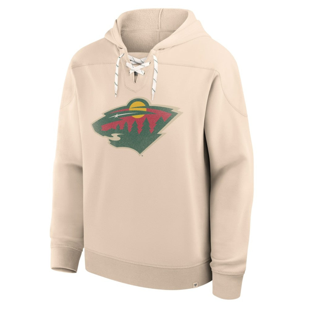 Minnesota Wild Fanatics Vintage Hoodie - Cream Hoodies