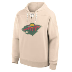 Minnesota Wild Fanatics Vintage Hoodie - Cream Hoodies
