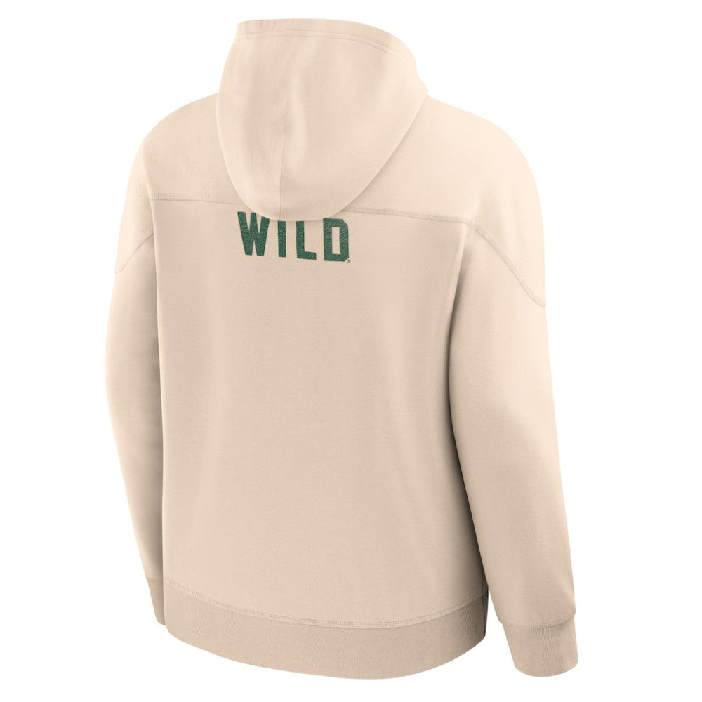 Minnesota Wild Fanatics Vintage Hoodie - Cream Hoodies