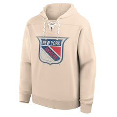 New York Rangers Fanatics Vintage Hoodie - Cream Hoodies