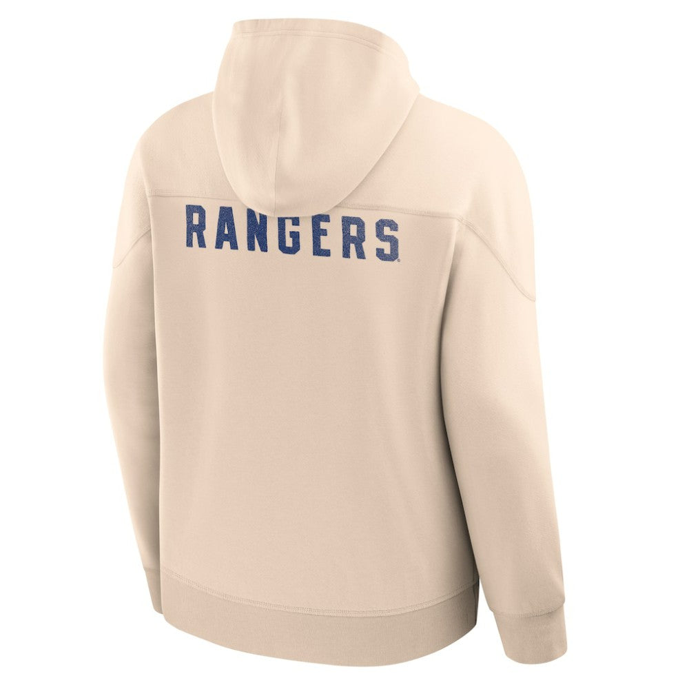 New York Rangers Fanatics Vintage Hoodie - Cream Hoodies